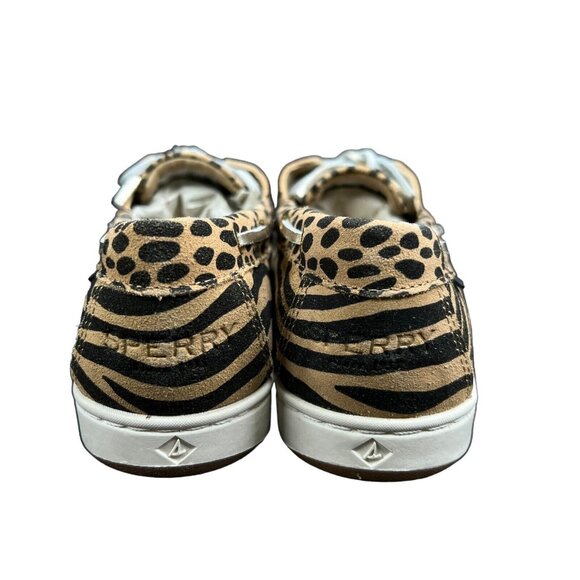 SPERRY Top Sider Coastfish 1-Eye Animal Print Boat Shoes Women's Size 8.5 M - Picture 5 of 10